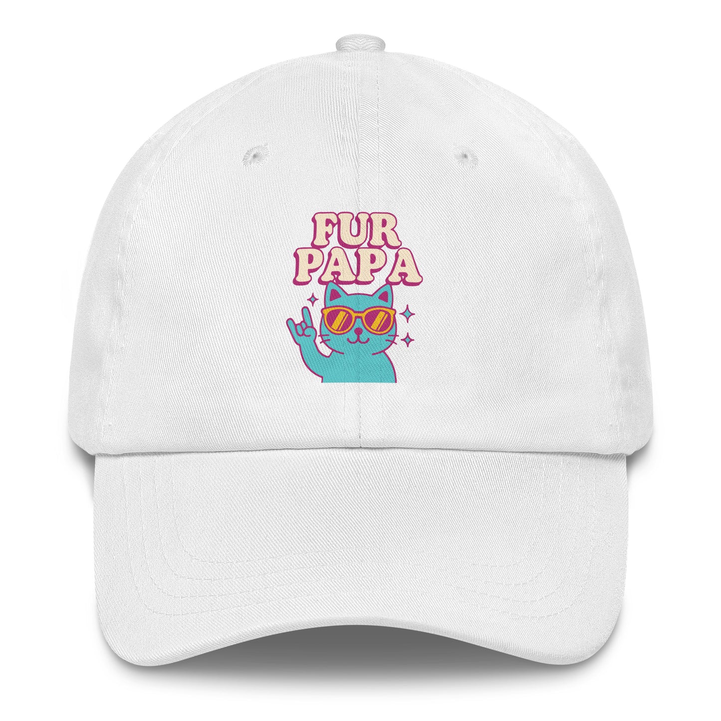 Dad Black Hat For Cat Lover