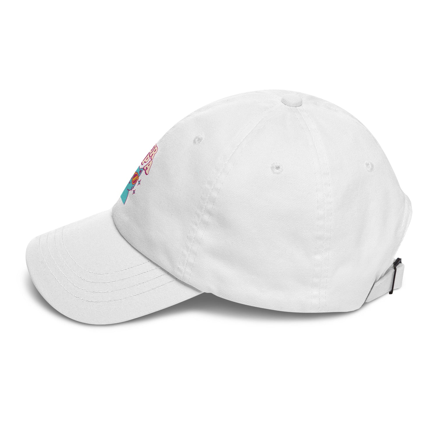 Dad Off White Cap For Cat Lover