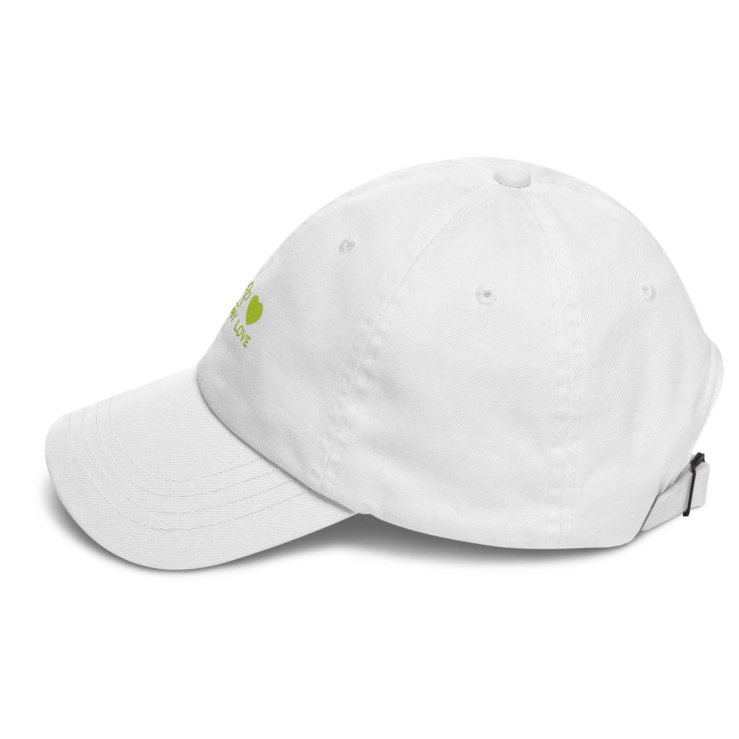 Eat Play Love White Cap For Dog Dad