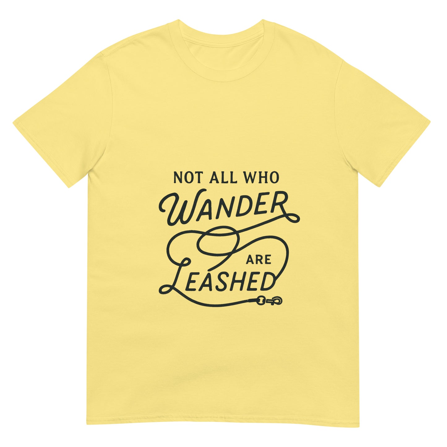 Unleashed Wanderer Yellow T shirt For Pet Lover