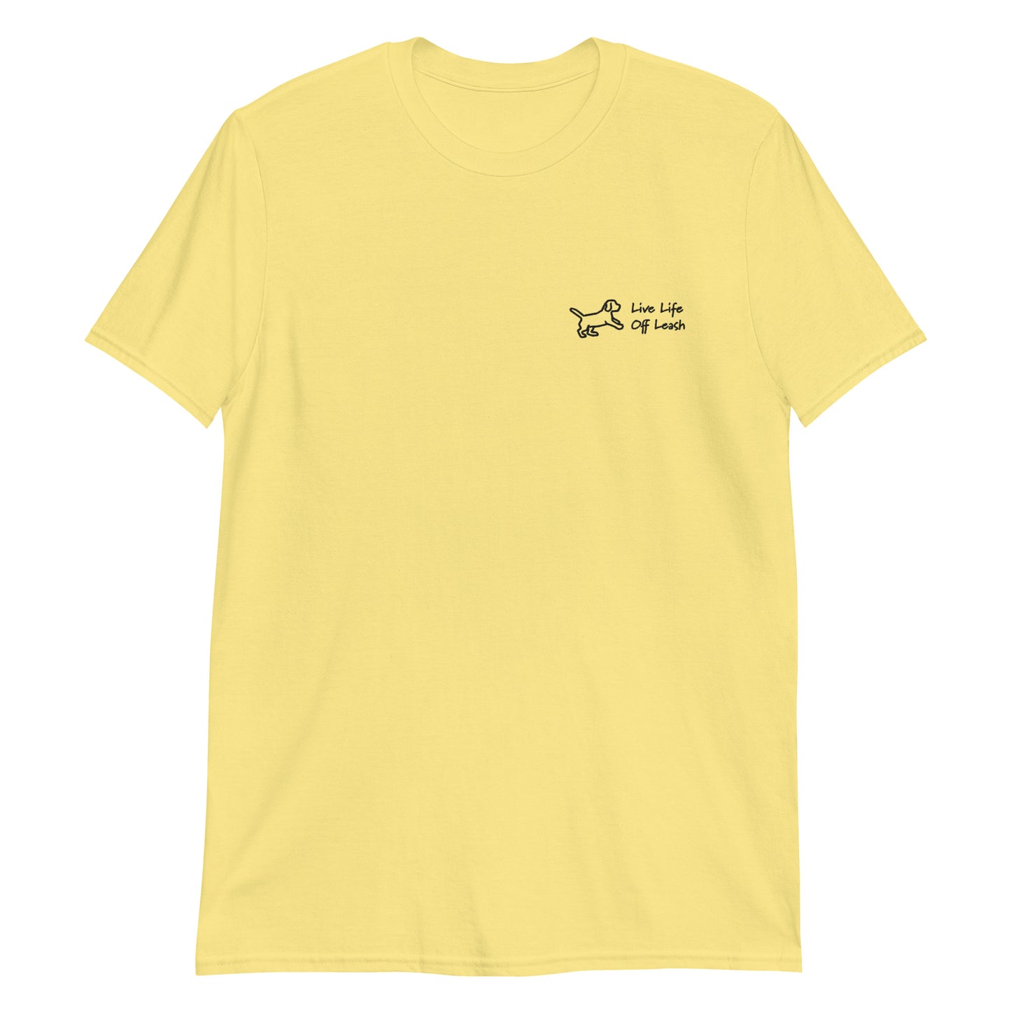 Happy Puppy Yellow T-shirt For Pet Lover