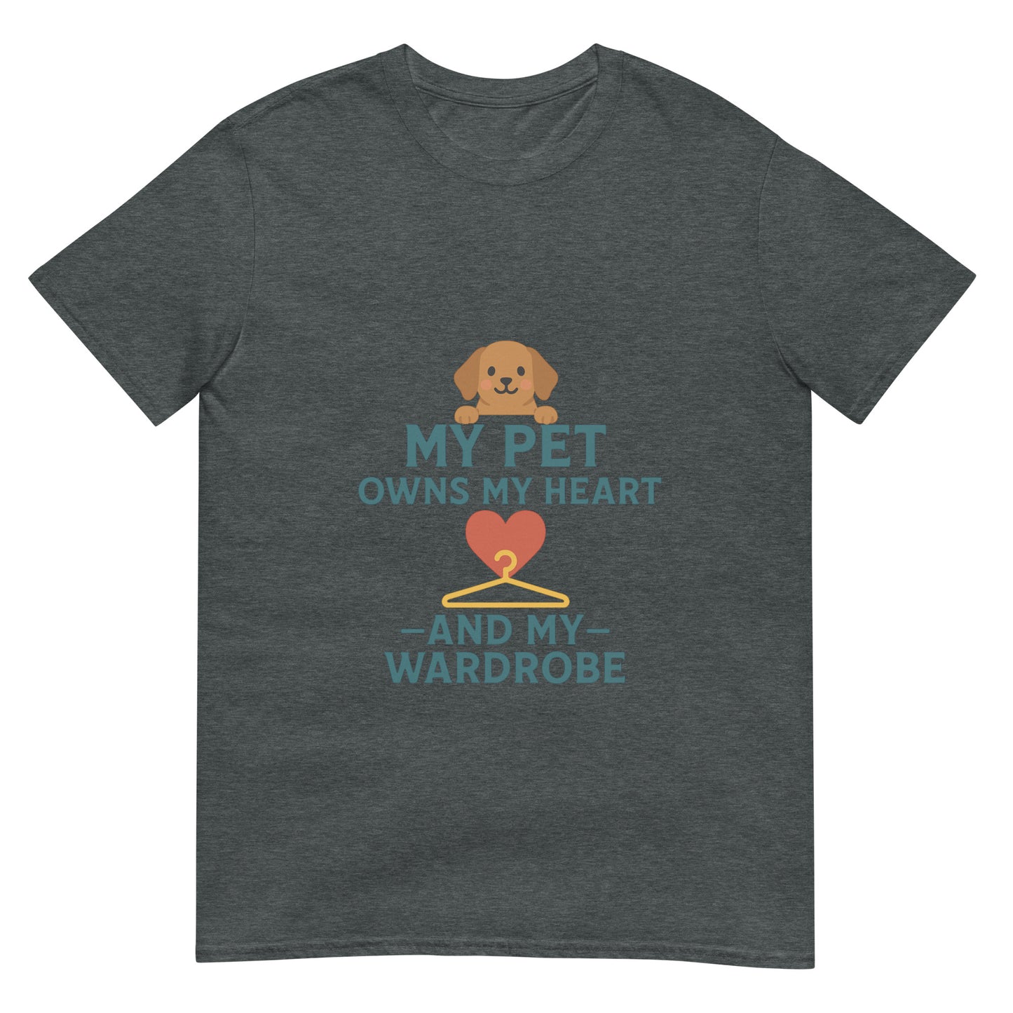 Pet Wardrobe Dark Grey T- Shirt For Pet Lover