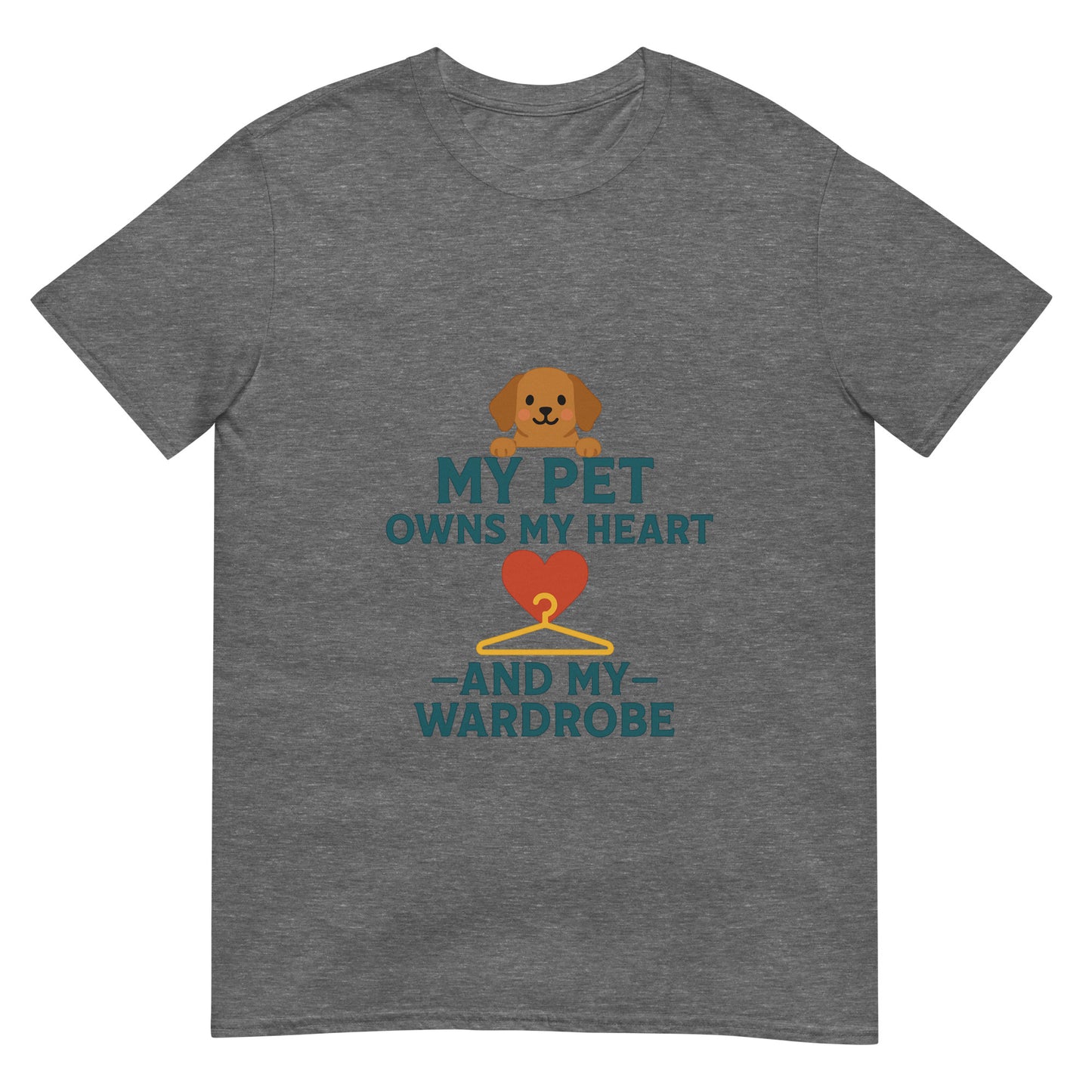 Pet Wardrobe Grey T- Shirt For Pet Lover