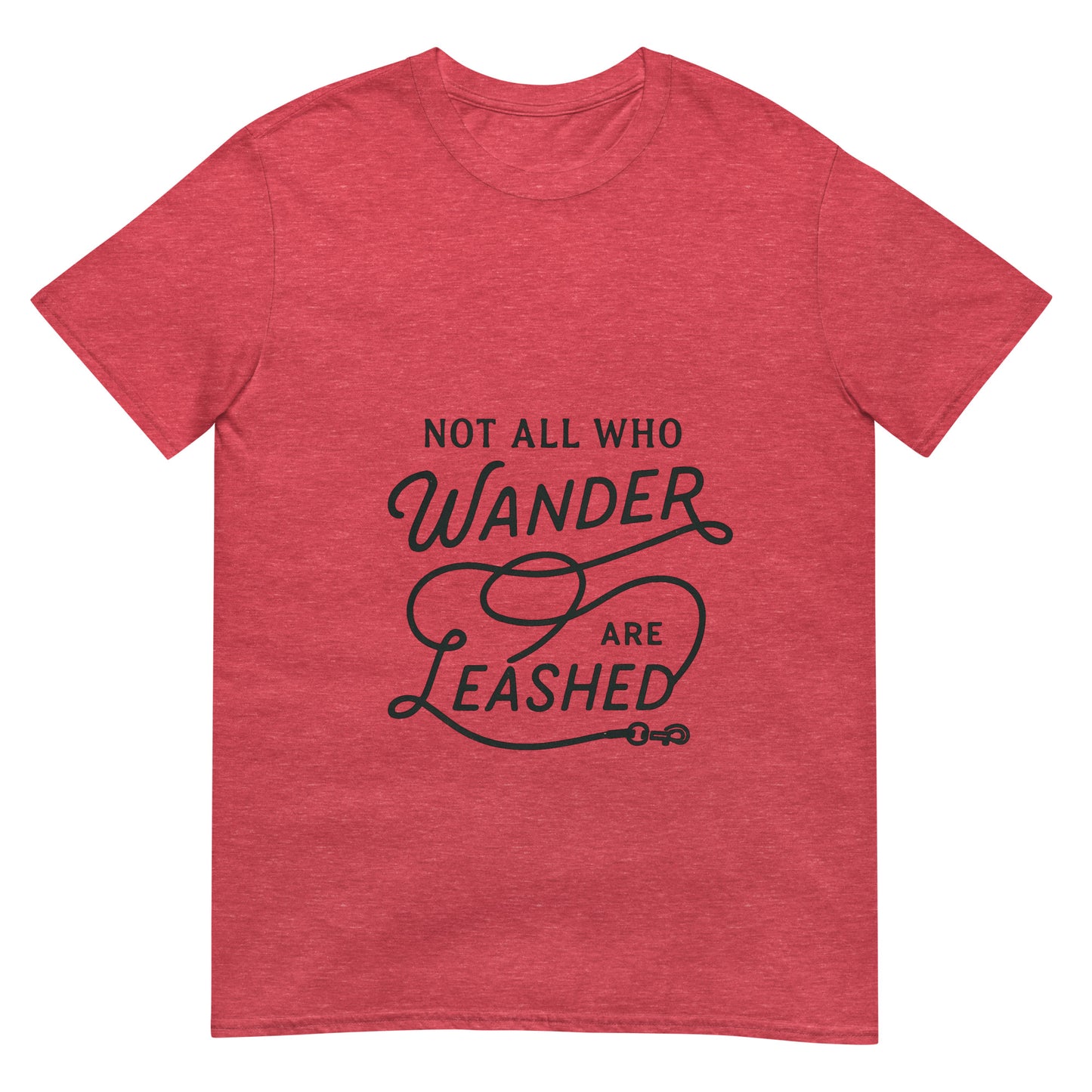 Unleashed Wanderer Red T shirt For Pet Lover
