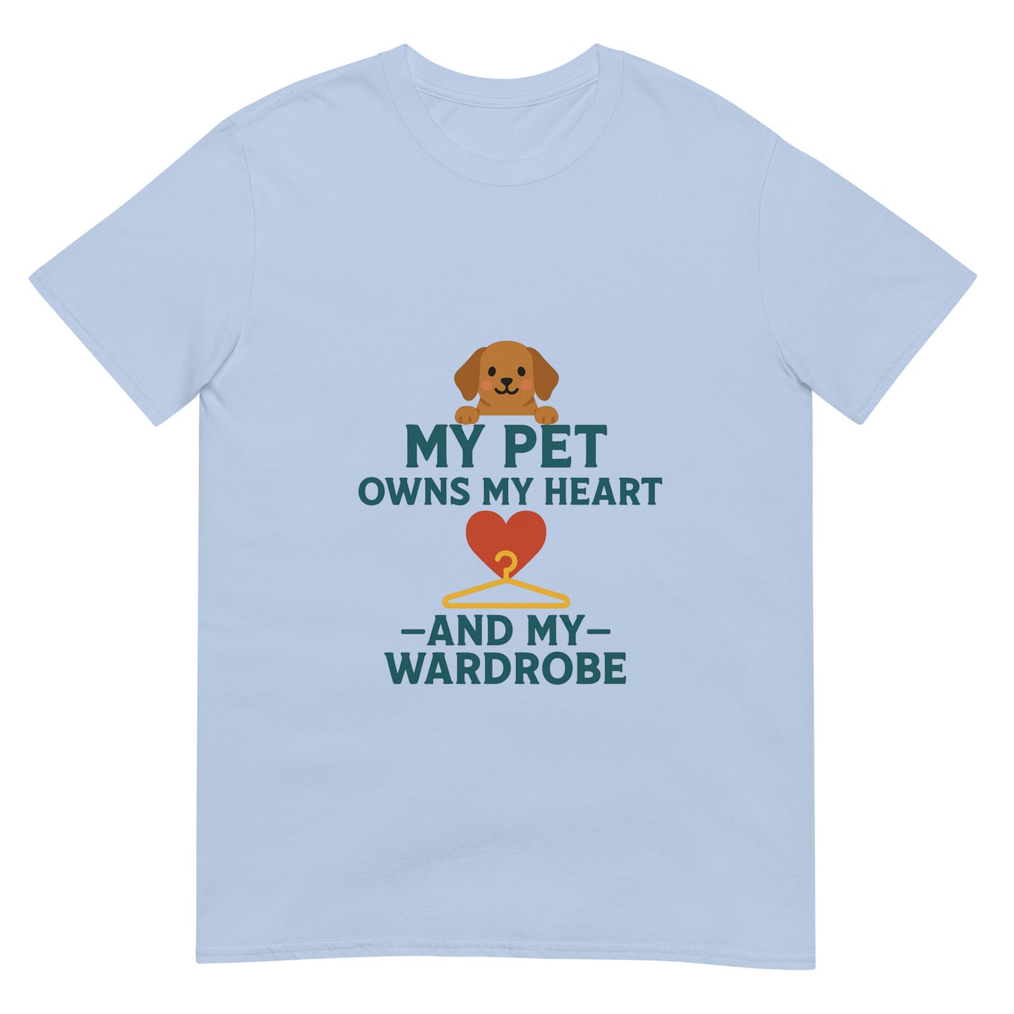 Pet Wardrobe Blue T- Shirt For Pet Lover