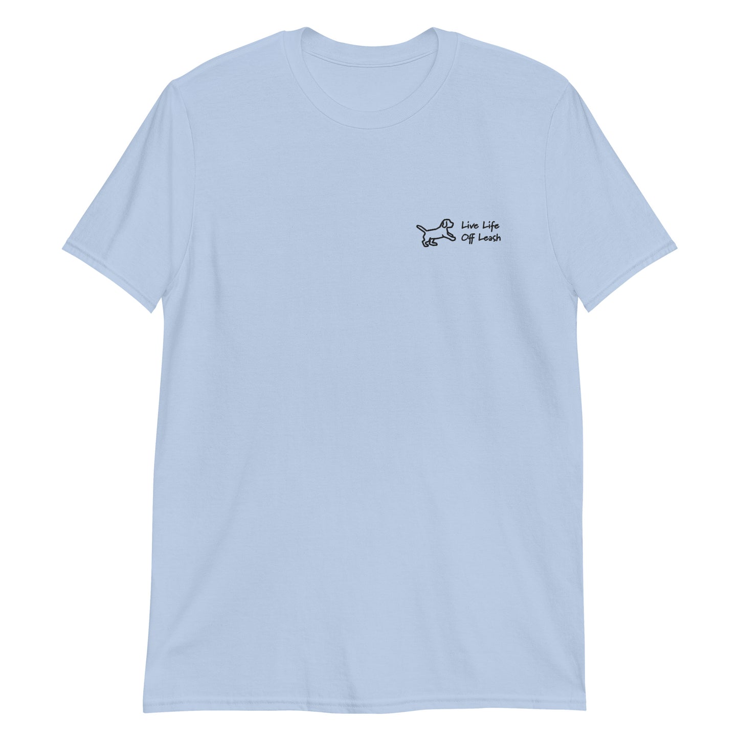 Happy Puppy light blue T-shirt For Pet Lover