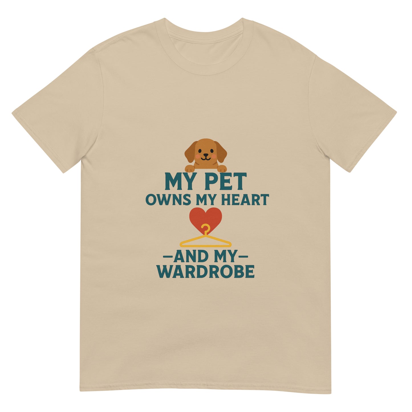 Pet Wardrobe Yellowish T- Shirt For Pet Lover