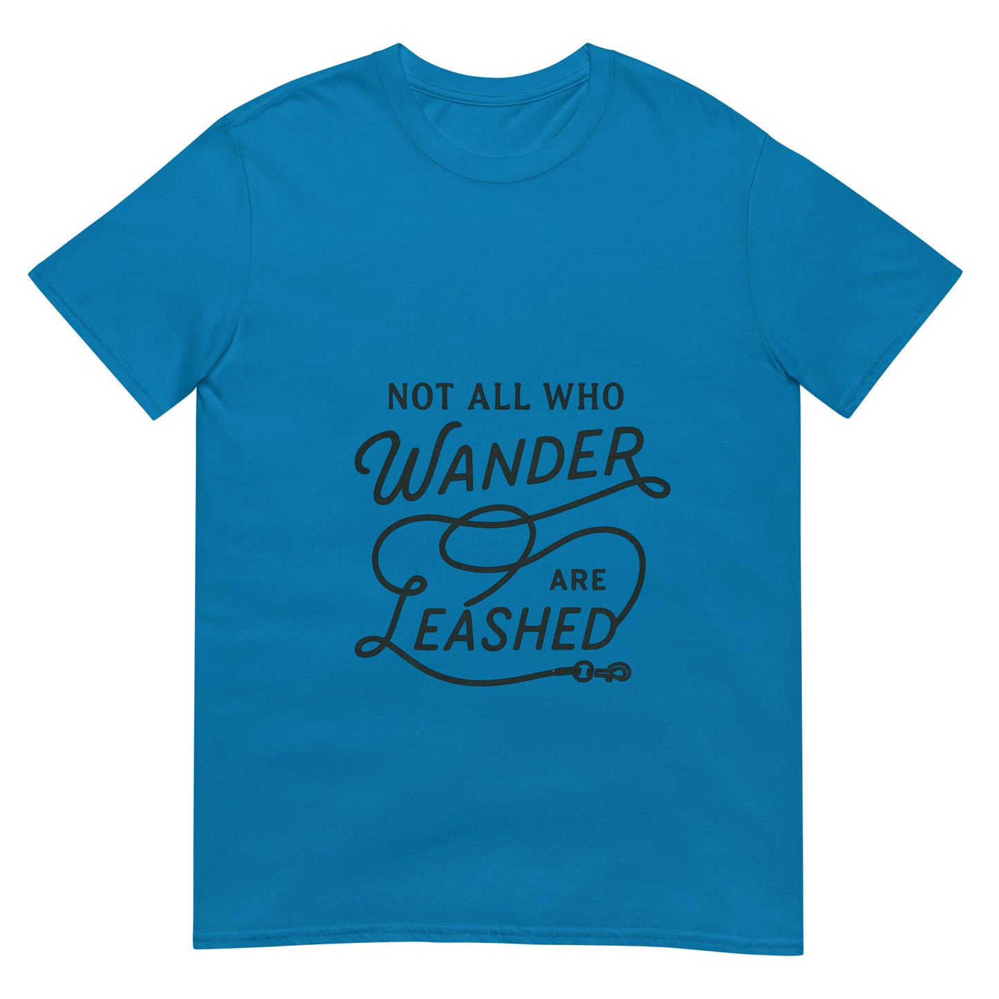 Unleashed Wanderer Light Blue T shirt For Pet Lover