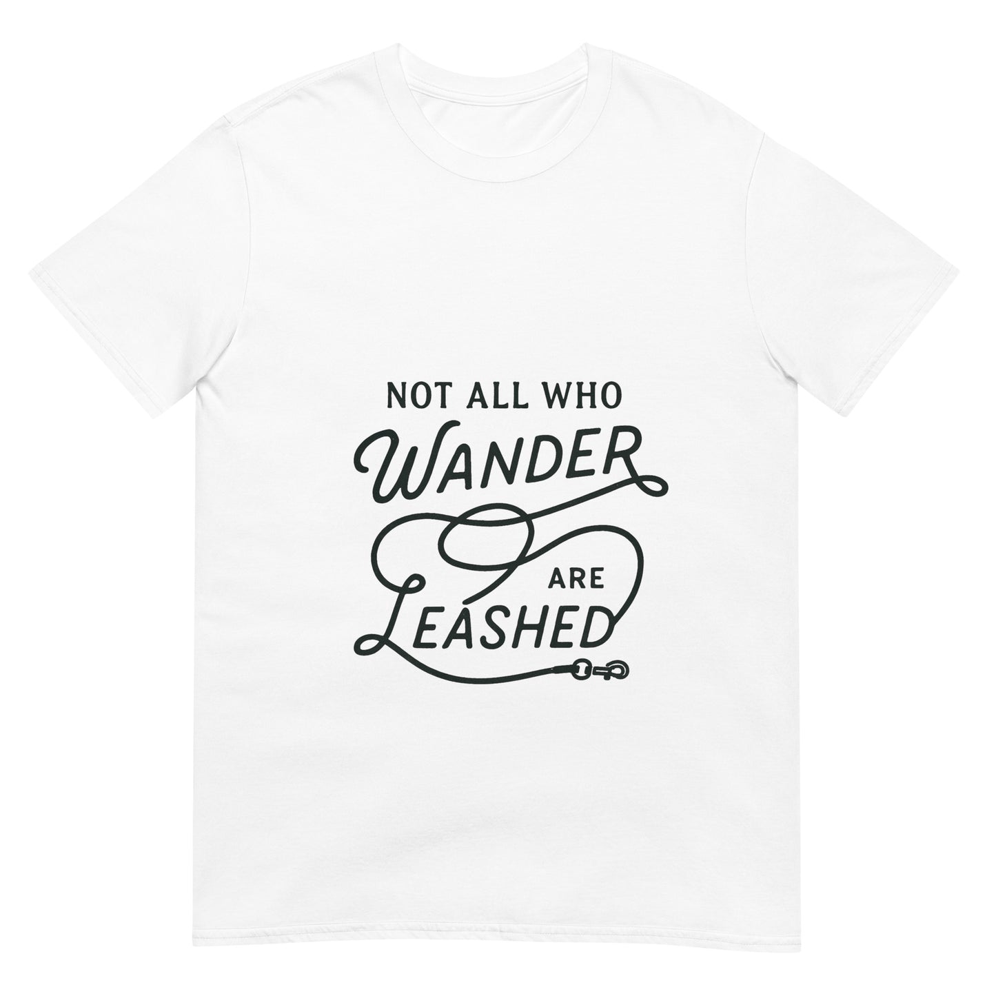 Unleashed Wanderer White T shirt For Pet Lover