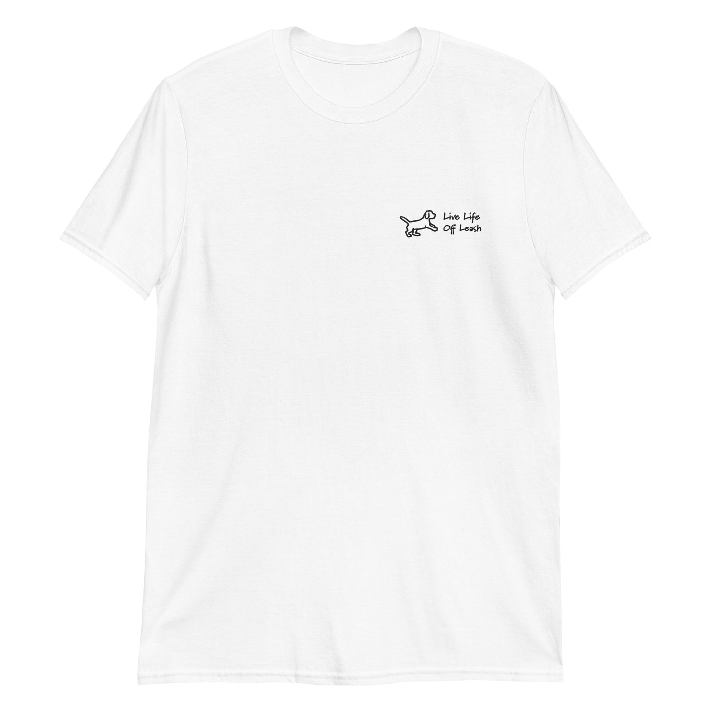 Happy Puppy White T-shirt For Pet Lover