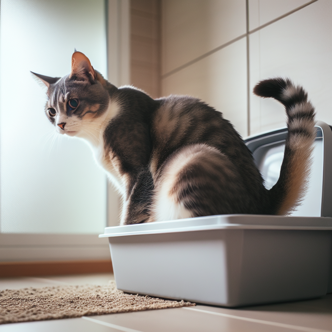 How often cat poop