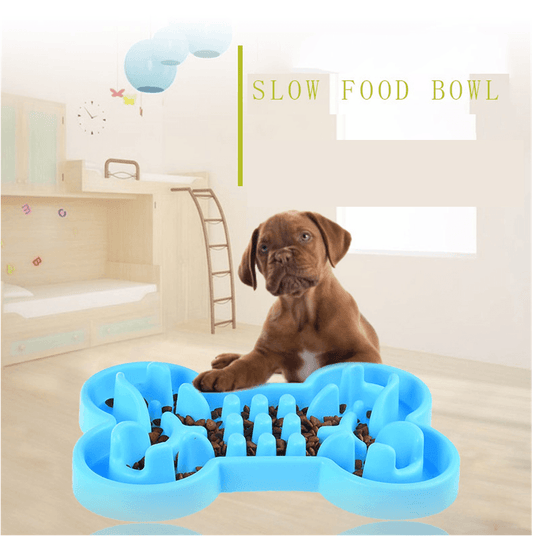 Pet Puzzler: Slow Feed, Travel Friendly, Silicone Bowl For Dog