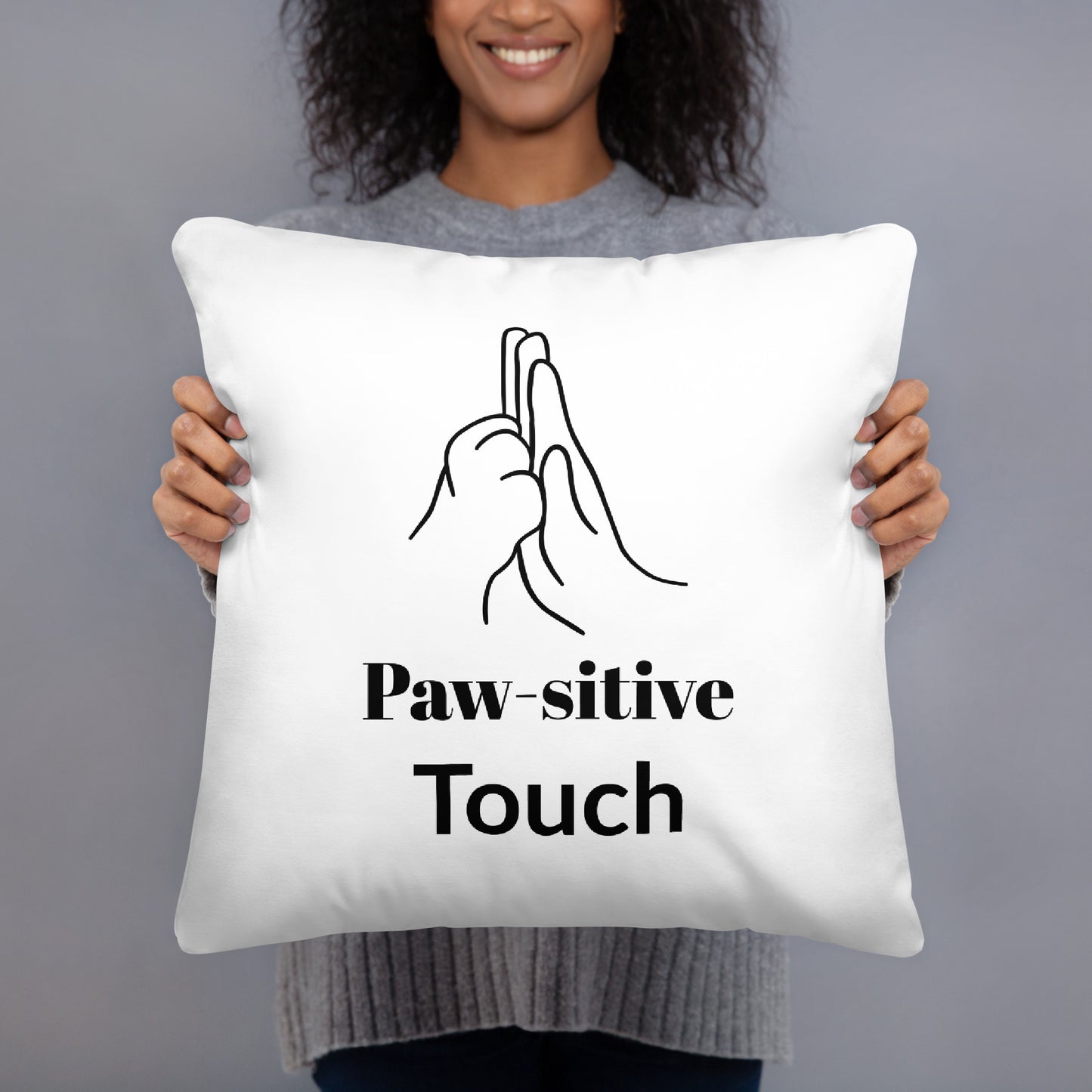 Paw and Hand Throw Pillows Home Decor