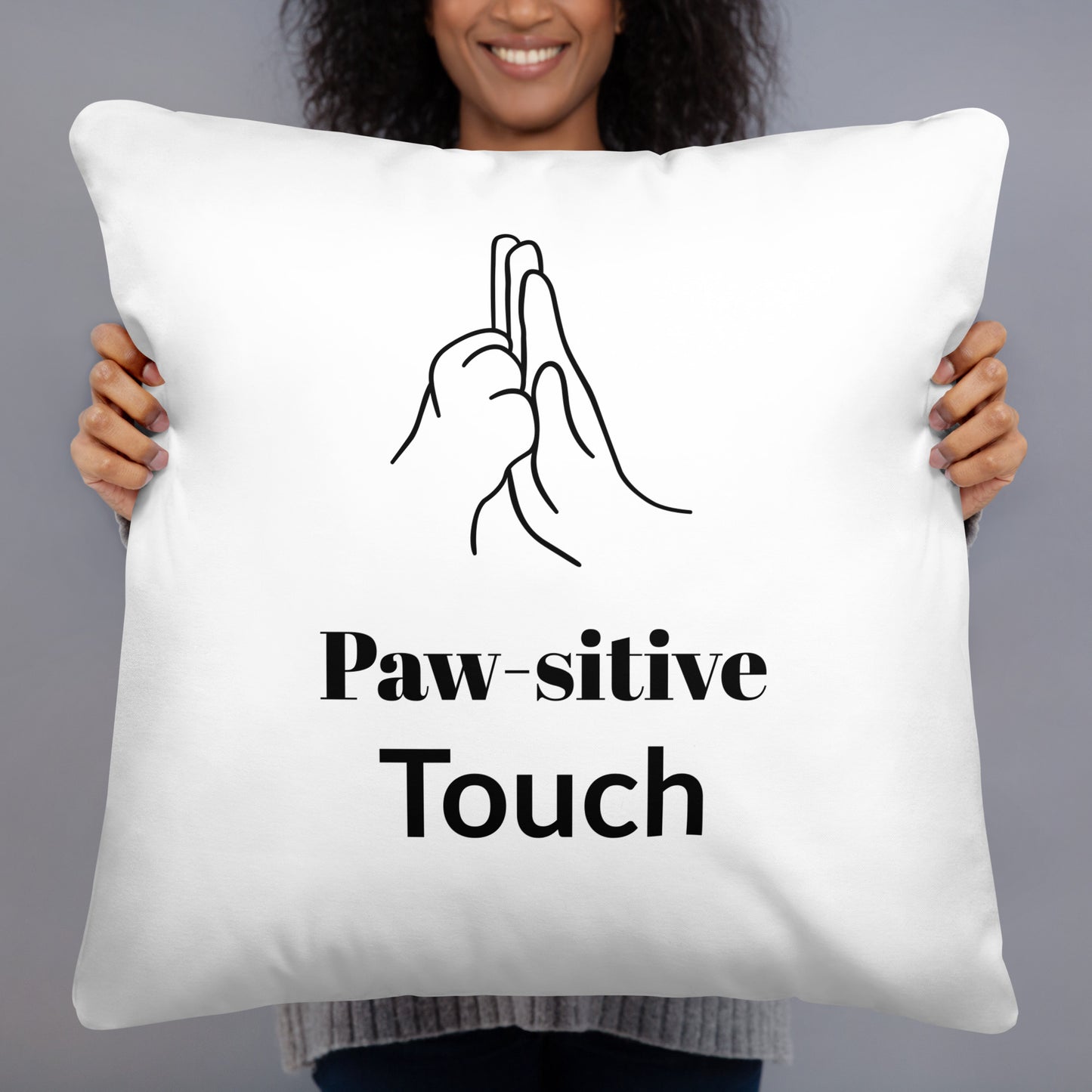 Paw and Hand Throw Pillows Home Decor