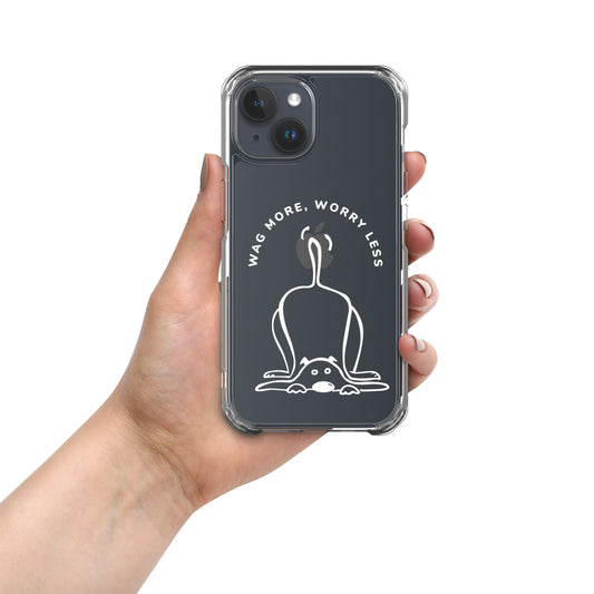Wag More Clear Case For Black iPhone