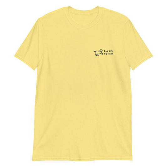 Happy Puppy Yellow T-shirt For Pet Lover