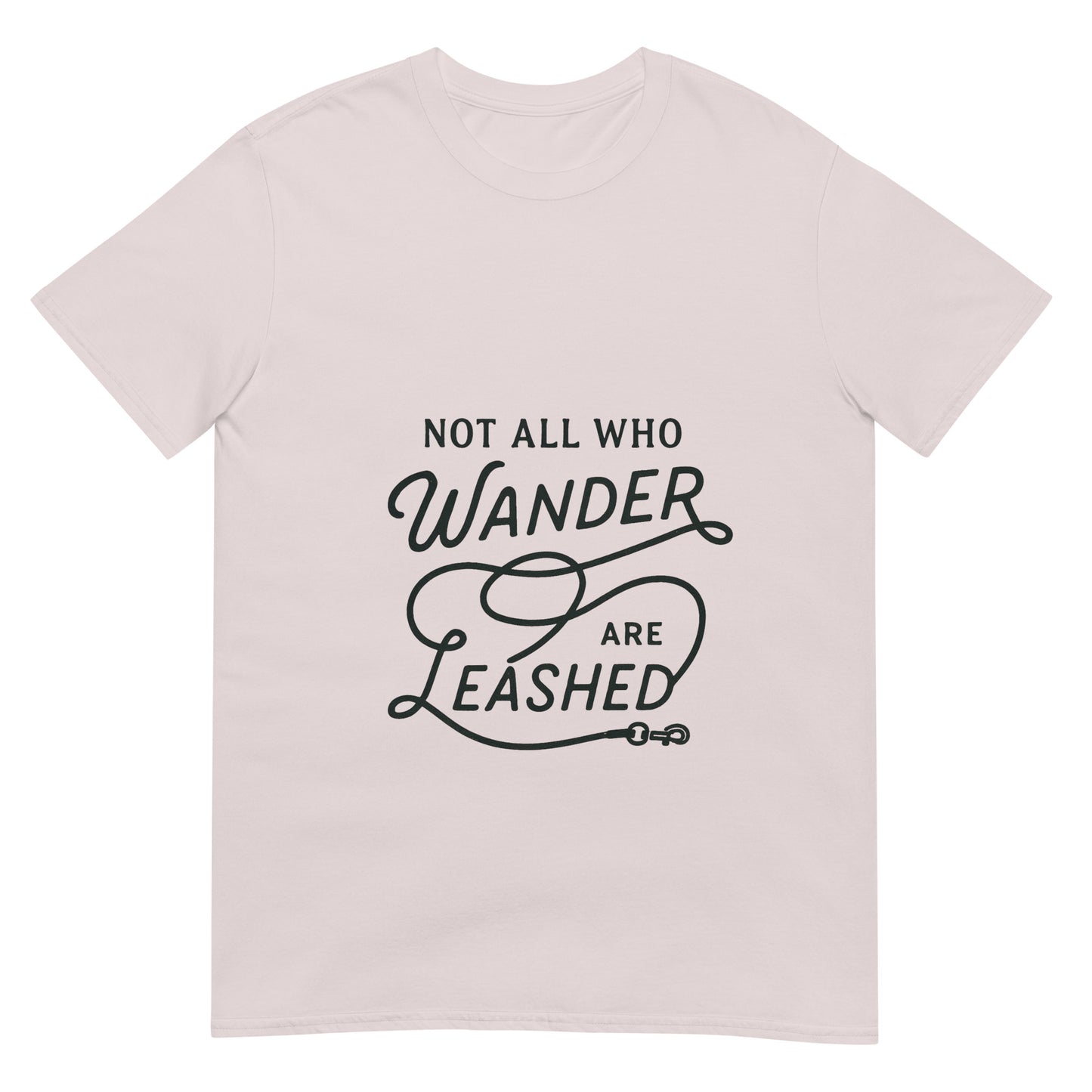 Unleashed Wanderer white T shirt For Pet Lover