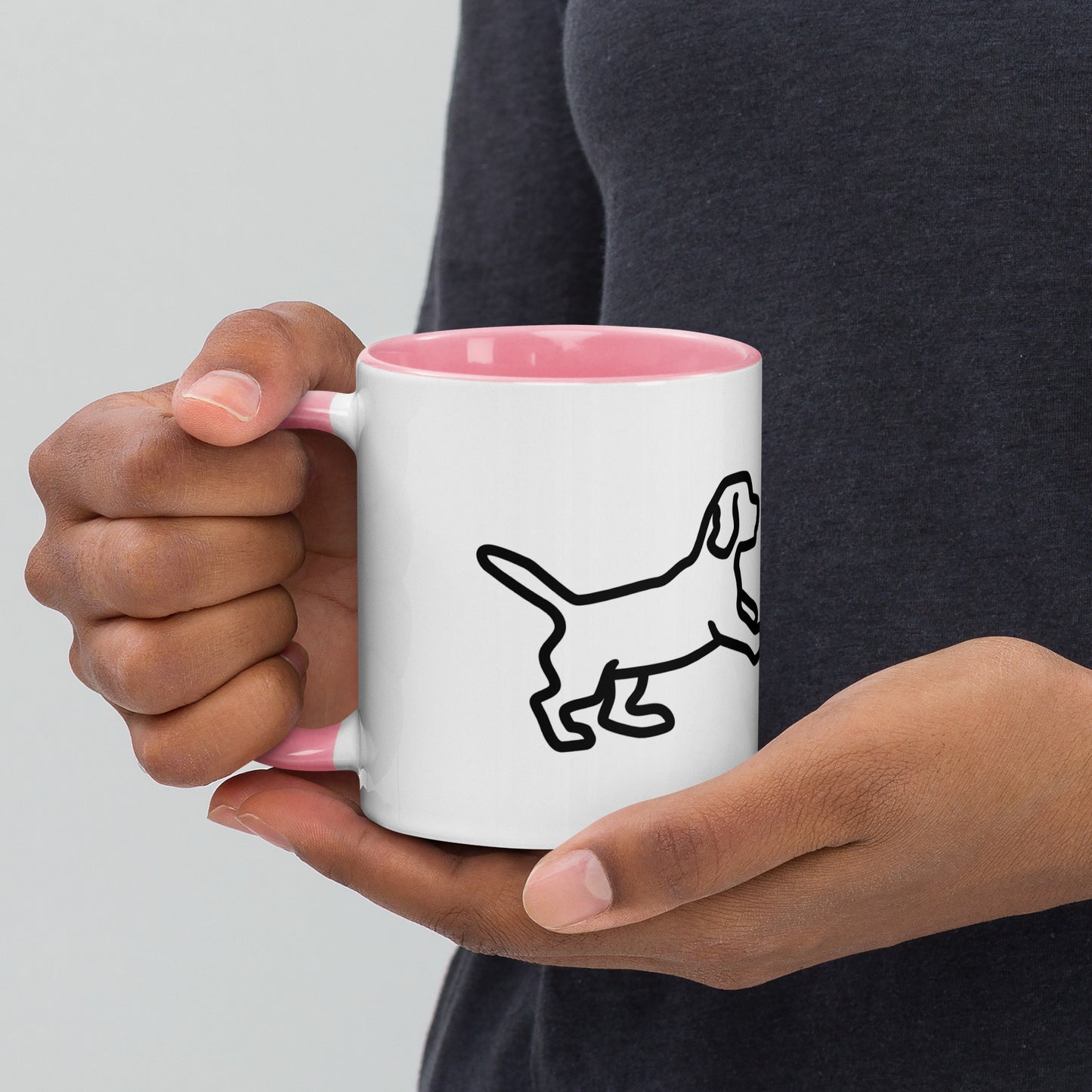 Happy Puppy White Coffee Mug