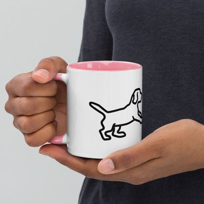 Happy Puppy White Coffee Mug